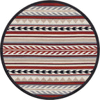 Image of an area rug, Progression - Red