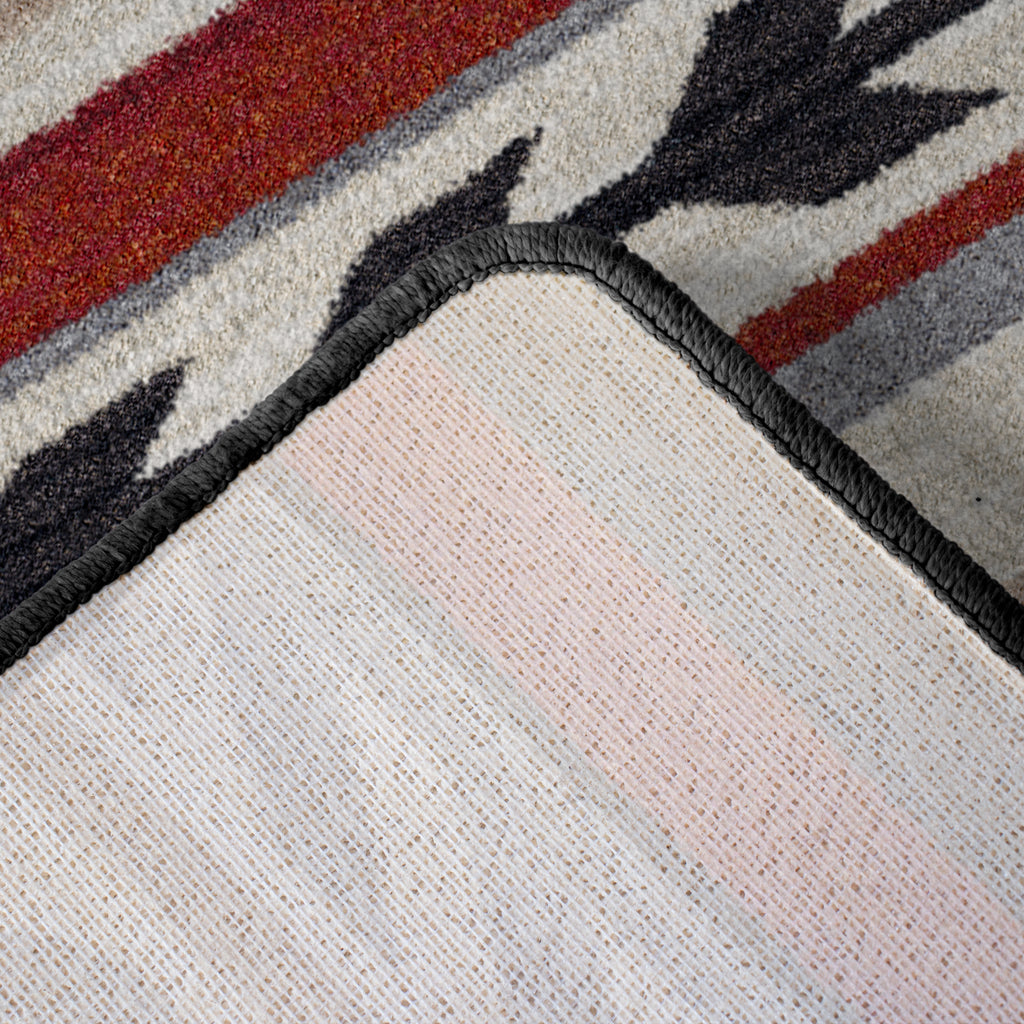 Image of an area rug, Progression - Red