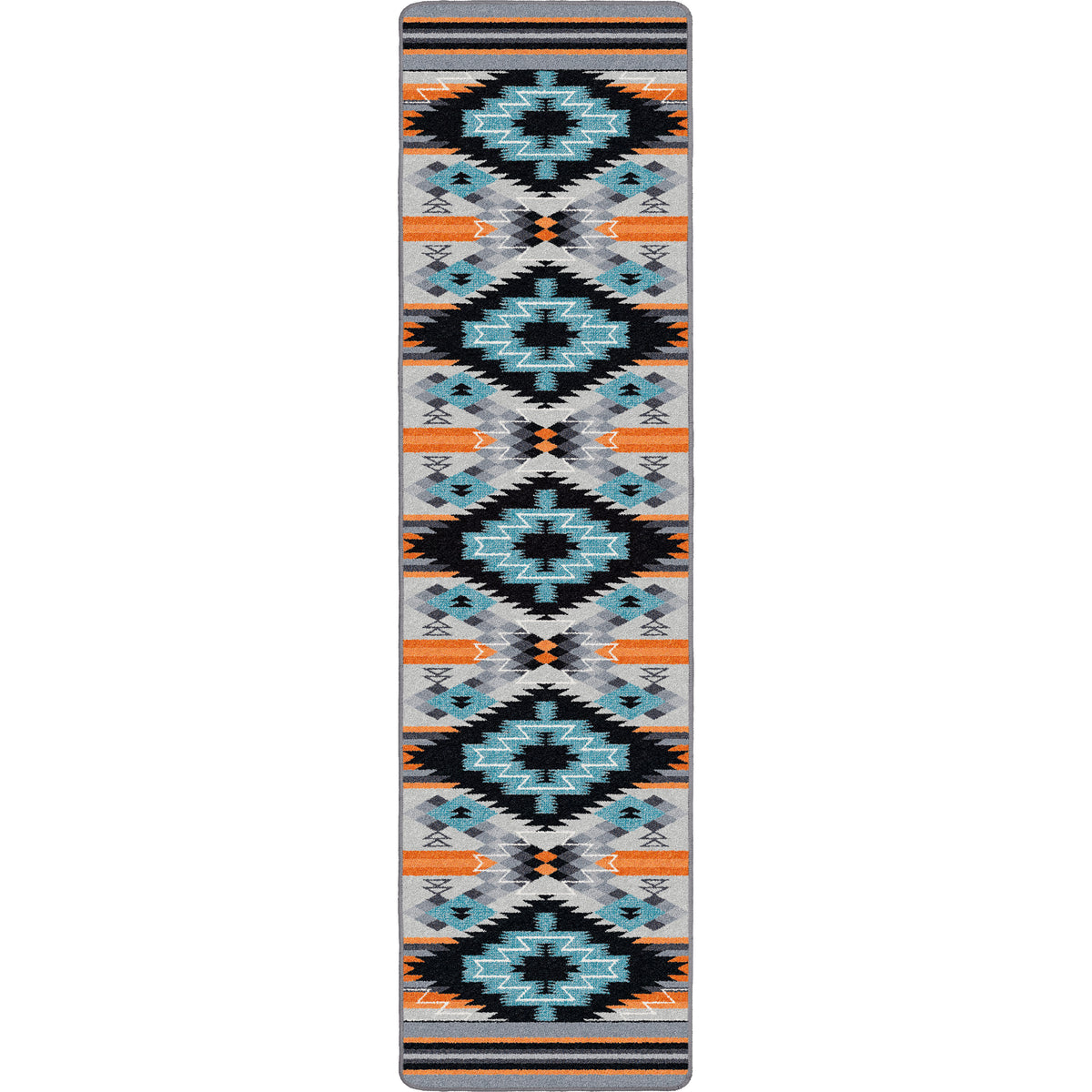 Image of an area rug, Radio Waves - Fire