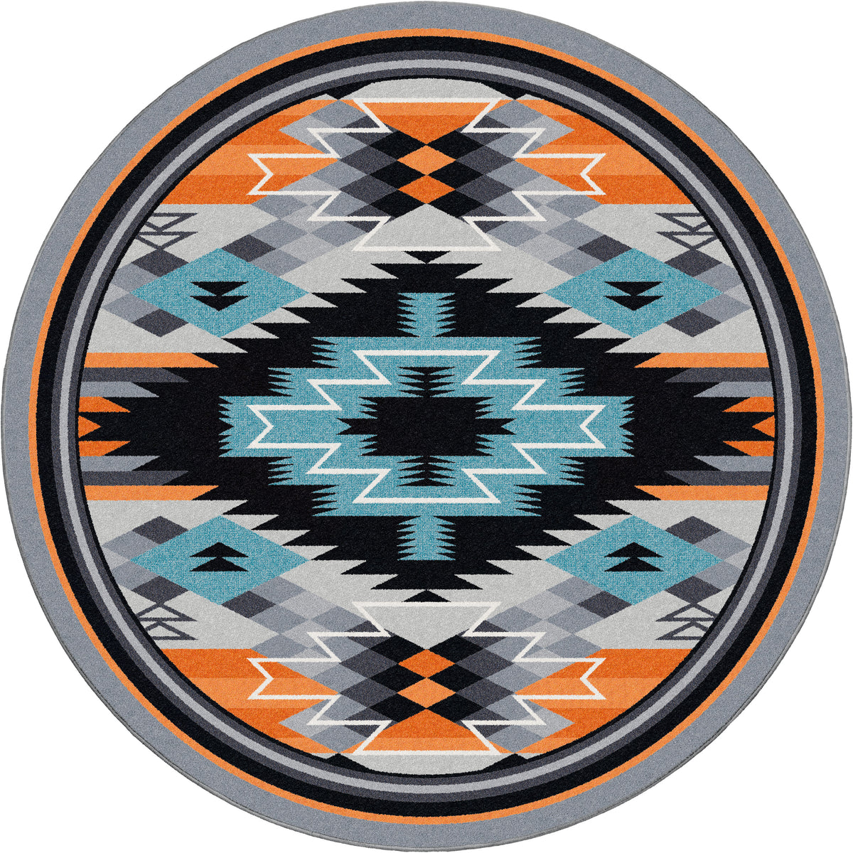 Image of an area rug, Radiowaves - Fire