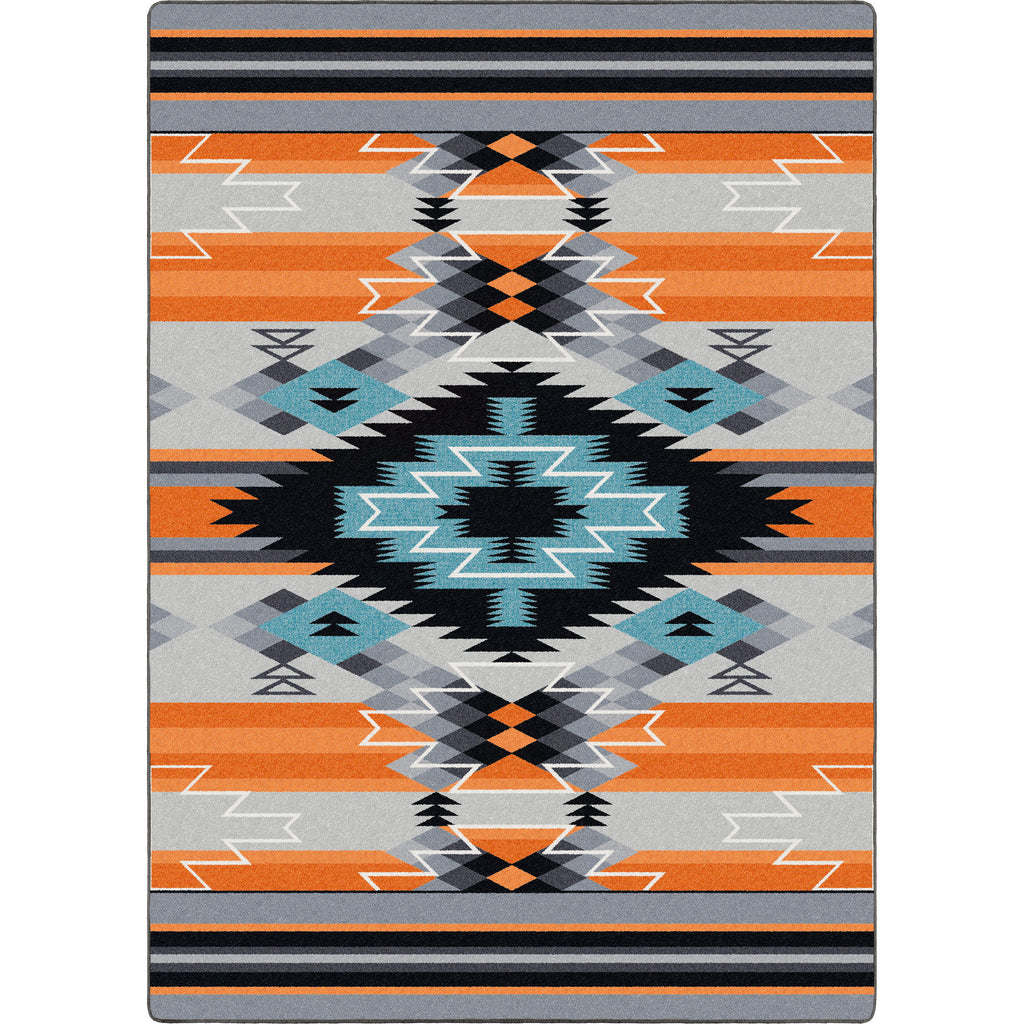 Image of an area rug, Radiowaves - Fire