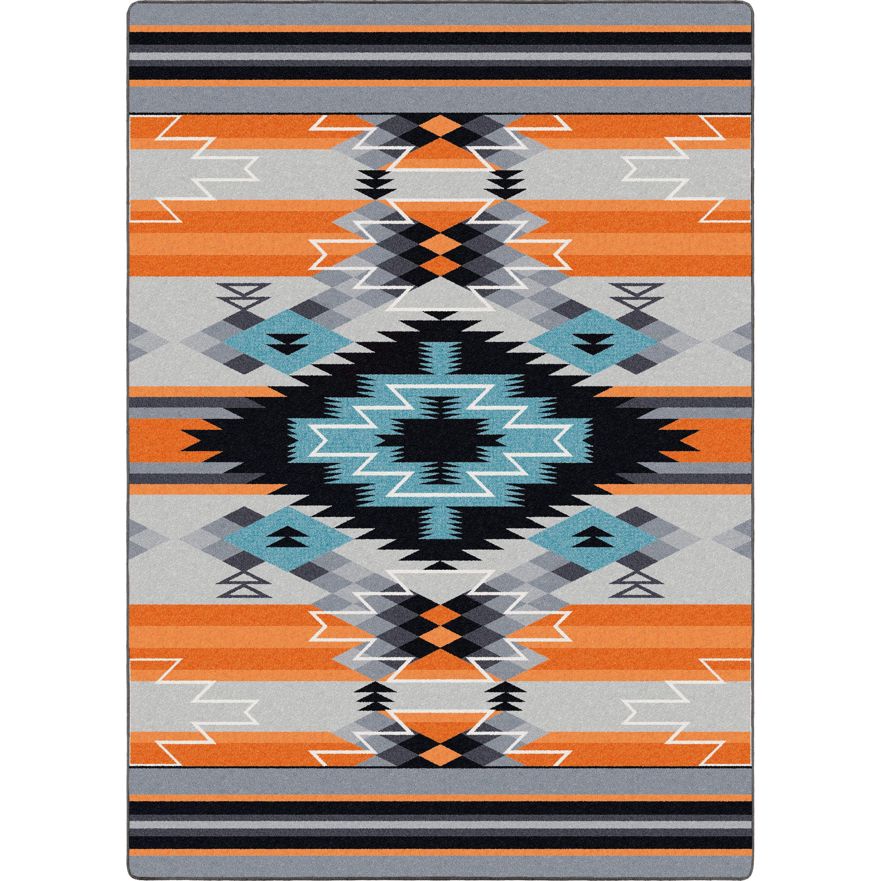 Image of an area rug, Radiowaves - Fire