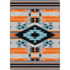 Image of an area rug, Radio Waves - Fire