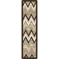 Image of an area rug, Rain Flame - Cool Earth