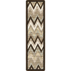 Image of an area rug, Rain Flame - Cool Earth