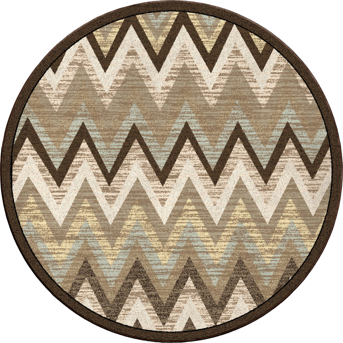 Image of an area rug, Rain Flame - Cool Earth