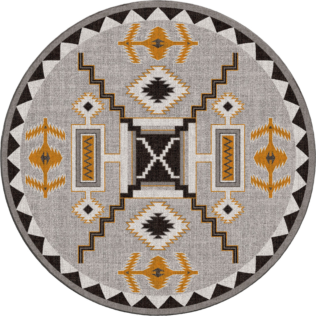 Image of an area rug, Rain Giver - Obsidian