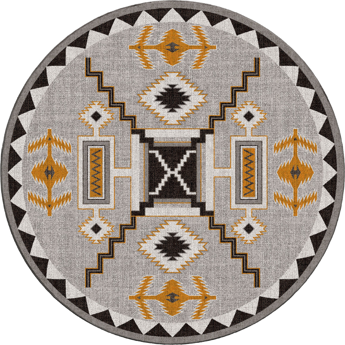 Image of an area rug, Rain Giver - Obsidian