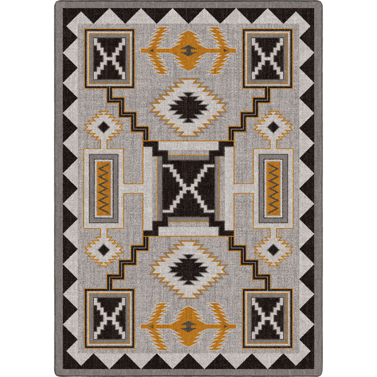 Image of an area rug, Rain Giver - Obsidian
