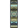 Image of an area rug, Rainbow Blanket - Blue Shades