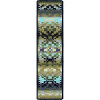 Image of an area rug, Rainbow Blanket - Blue Shades
