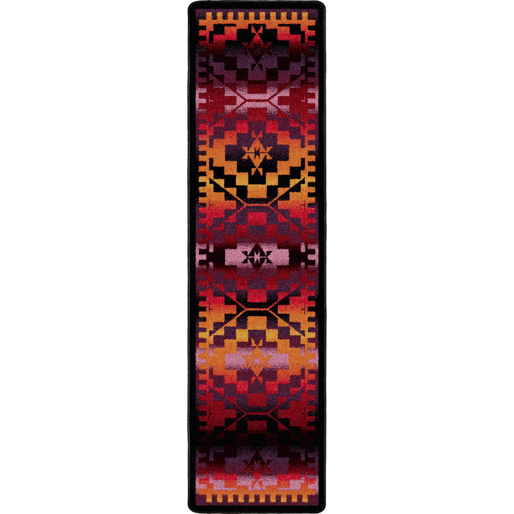 Image of an area rug, Rainbow Blanket - Sunset