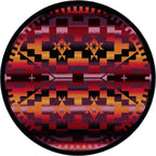Image of an area rug, Rainbow Blanket - Sunset