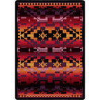 Image of an area rug, Rainbow Blanket - Sunset