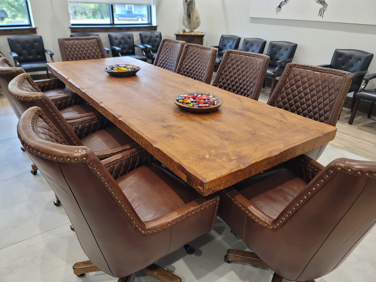 Custom Knotty Alder Conference Table