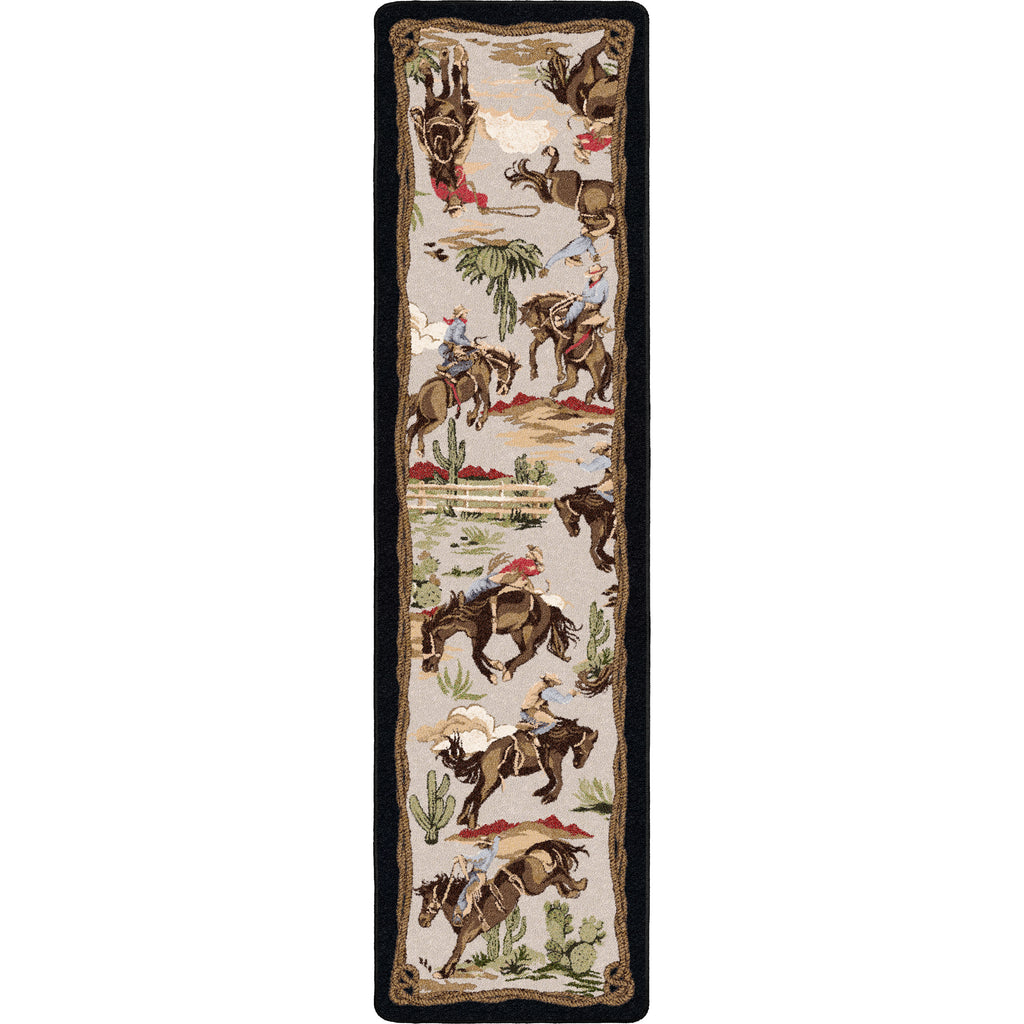Image of an area rug, Retro Cowboy - Natural