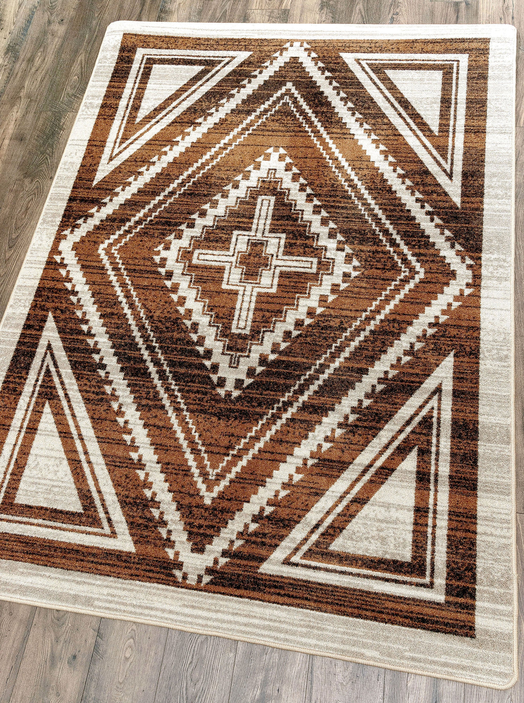 Image of an area rug, Rim Shot - Earthen