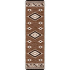 Image of an area rug, River Crossing - Brown