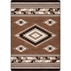 Image of an area rug, River Crossing - Brown
