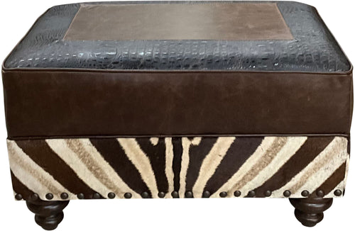 Zebra Medium Ottoman