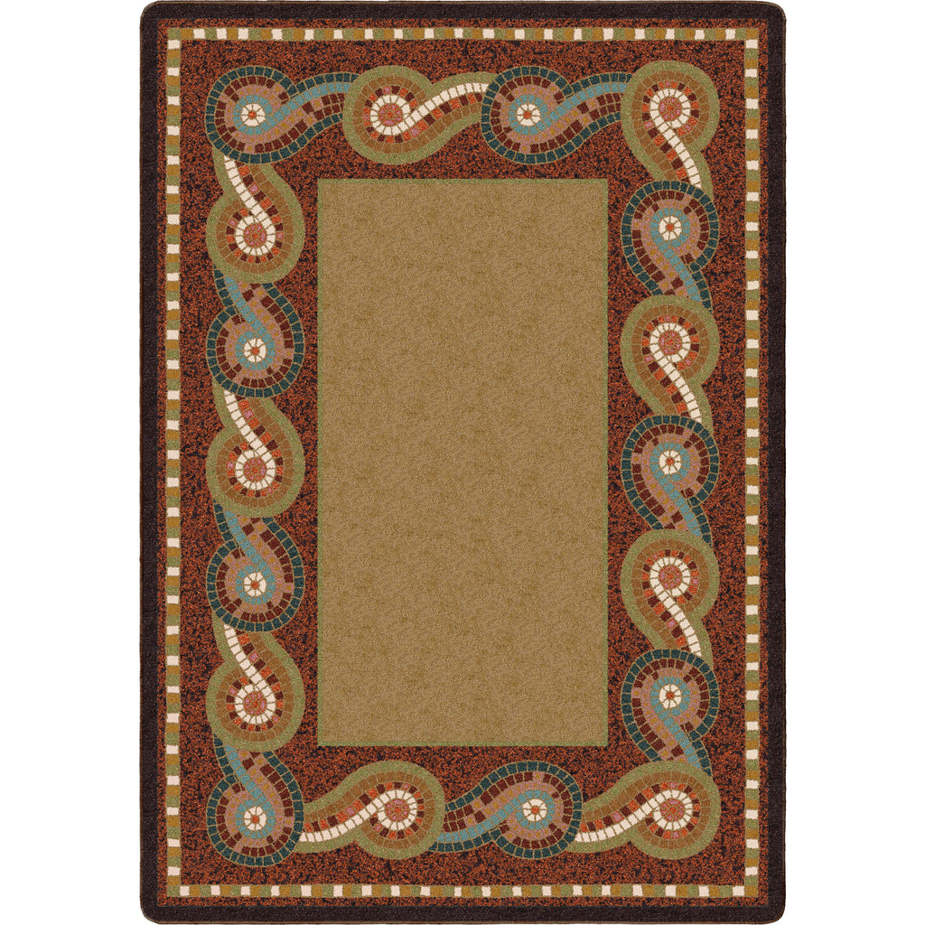 Image of an area rug, Rolling Water - Multi