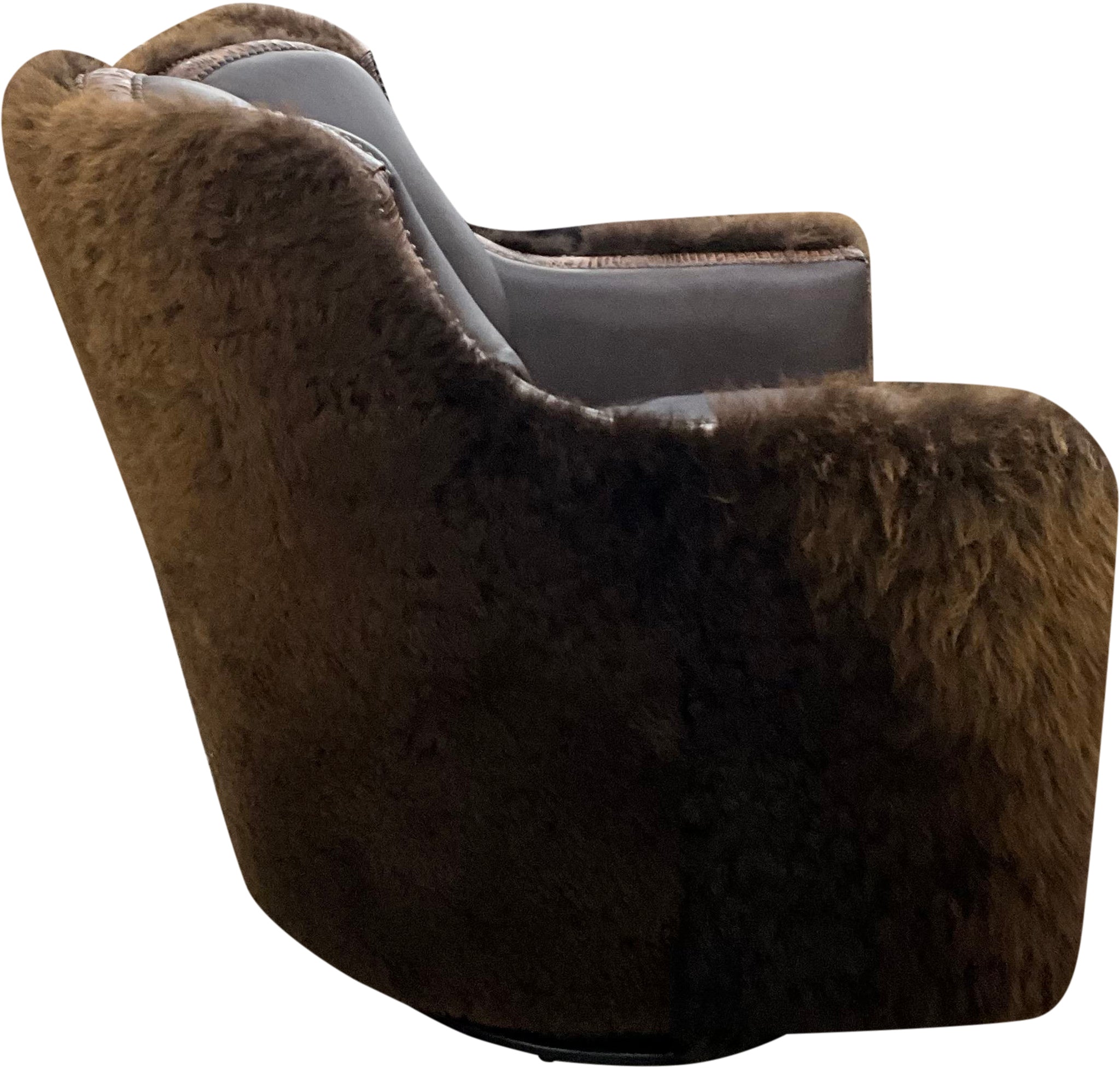 Roughneck Buffalo Channelback Swivel Glider
