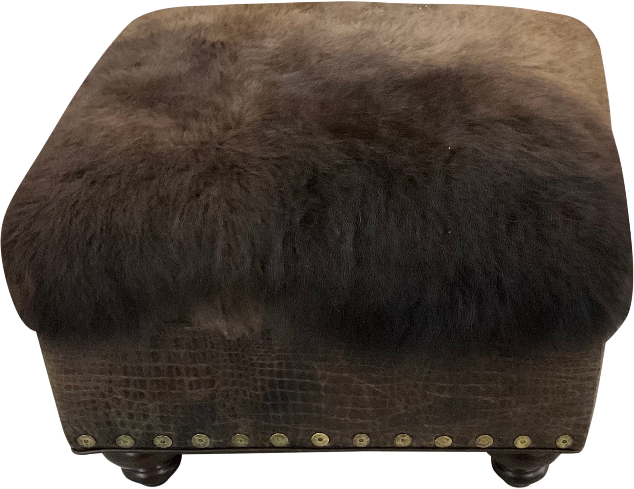 Roughneck Buffalo Ottoman - 26" x 24"
