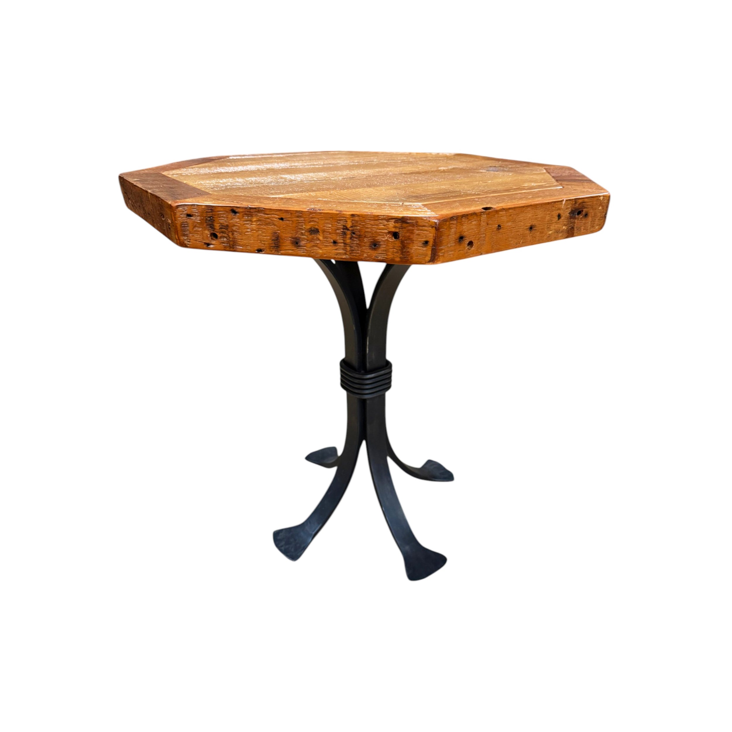 Round Rock Octagon Side Table