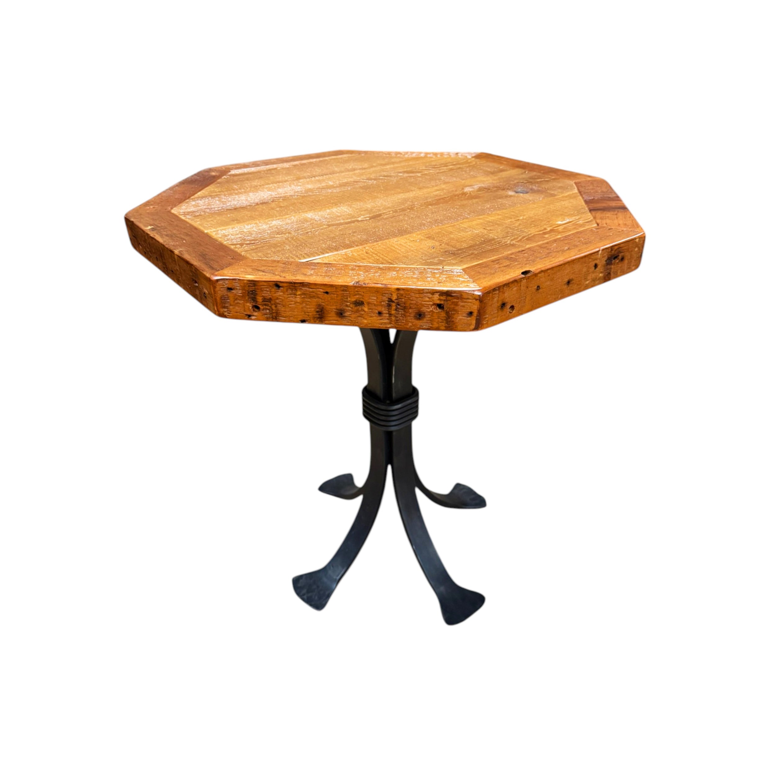 Round Rock Octagon Side Table
