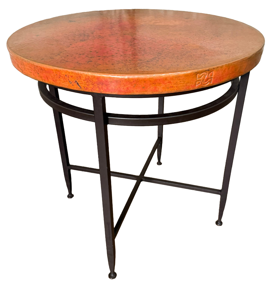 Jessica Copper Round End Table