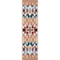 Image of an area rug, Rustic Cross OKA - Clay