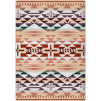 Image of an area rug, Rustic Cross OKA - Clay