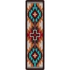 Image of an area rug, Rustic Cross OKA - Electric