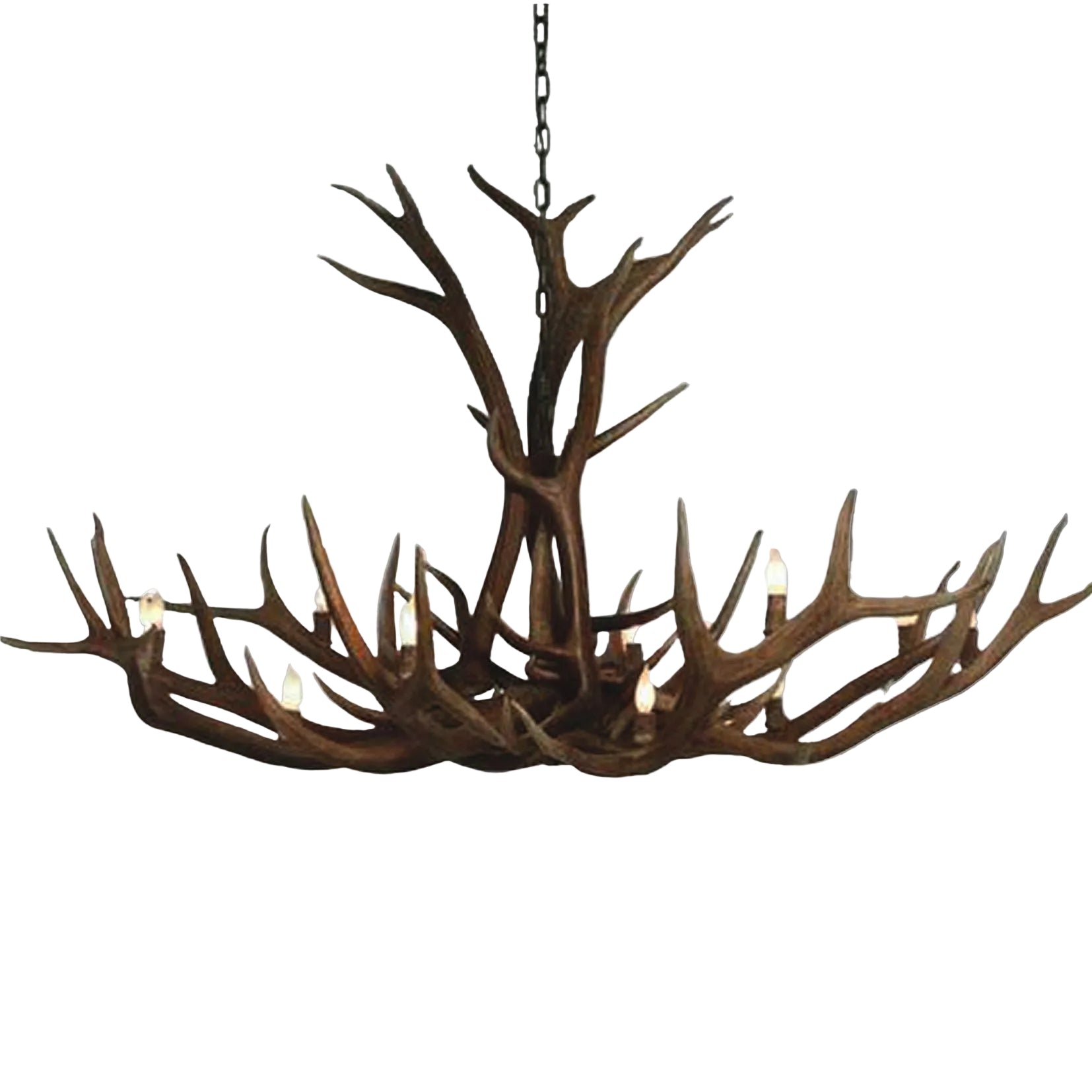 12 Light Elk Antler Chandelier Antler Chandelier