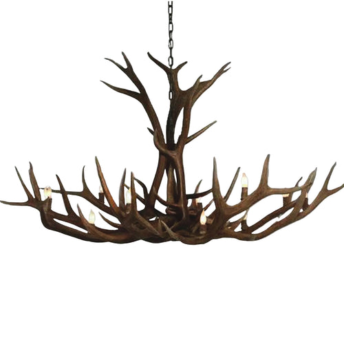 12 Light Elk Antler Chandelier Antler Chandelier