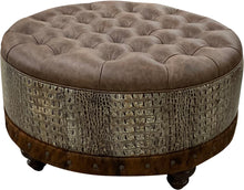 Load image into Gallery viewer, Lakeside Ranch Ottoman - 36&quot; Round