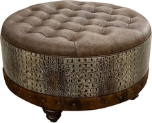 Load image into Gallery viewer, Lakeside Ranch Ottoman - 36&quot; Round