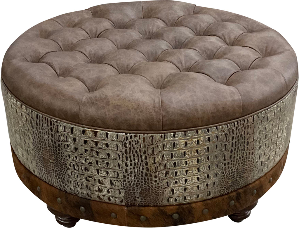 Lakeside Ranch Ottoman - 36" Round