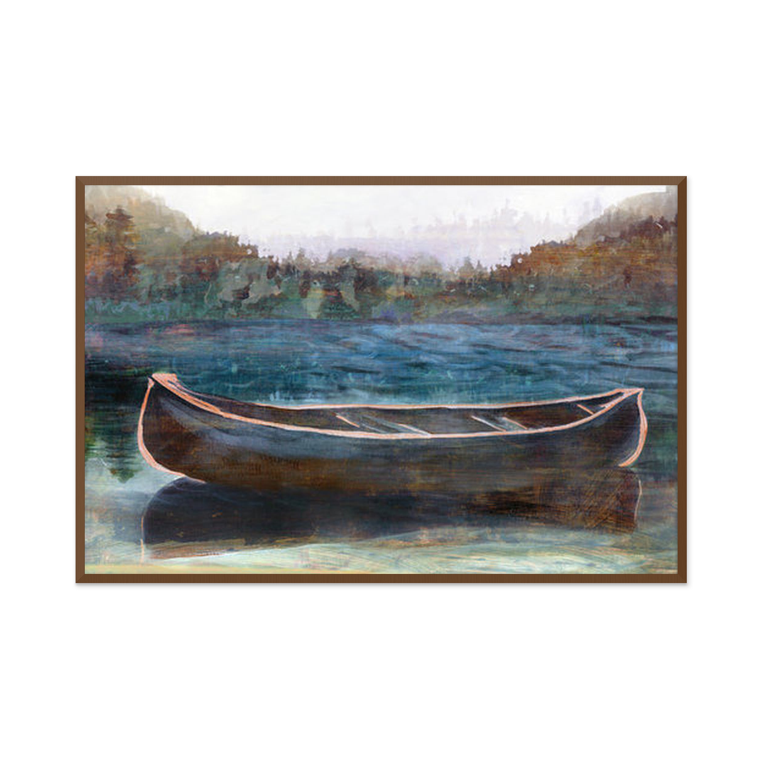 Canoe on the Water 1 Wall Art