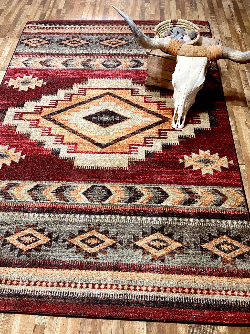 Image of an area rug, Sacred Ground - Garnet