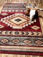 Image of an area rug, Sacred Ground - Garnet