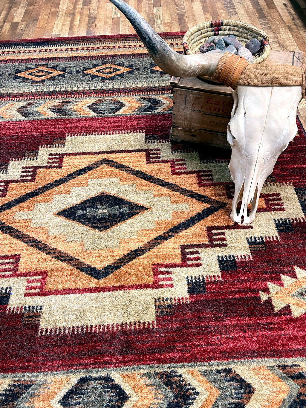 Image of an area rug, Sacred Ground - Garnet