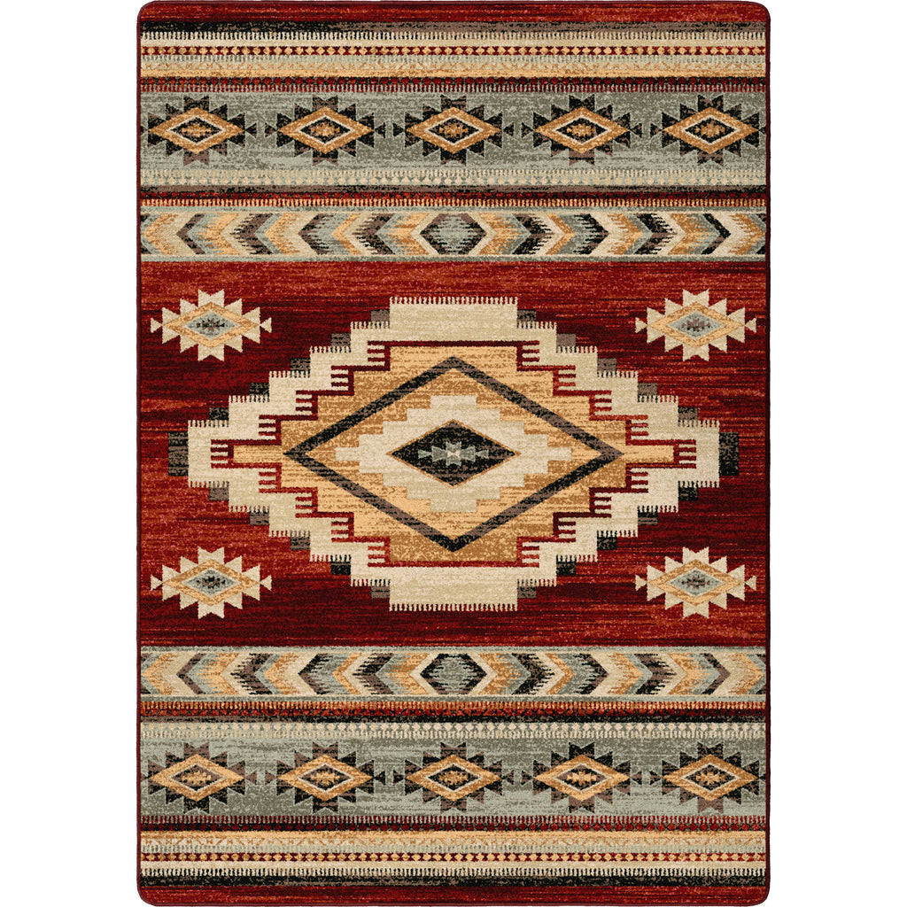Image of an area rug, Sacred Ground - Garnet