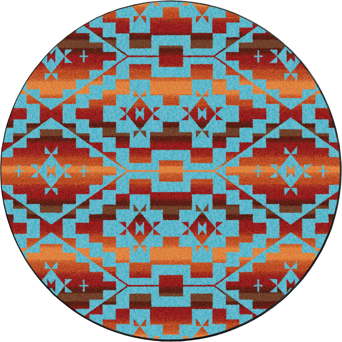 Image of an area rug, Sacred Trail - Red Burst