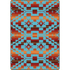 Image of an area rug, Sacred Trail - Red Burst