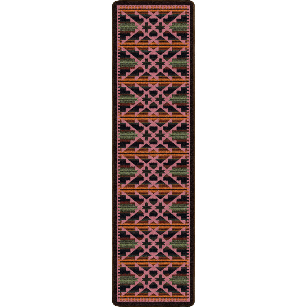 Image of an area rug, Saddle Blanket - Periwinkle