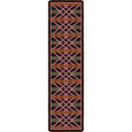 Image of an area rug, Saddle Blanket - Periwinkle