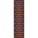 Image of an area rug, Saddle Blanket - Periwinkle