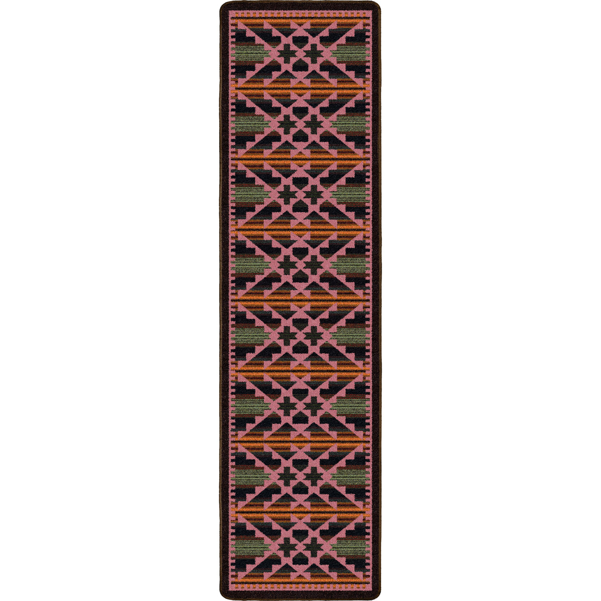 Image of an area rug, Saddle Blanket - Periwinkle