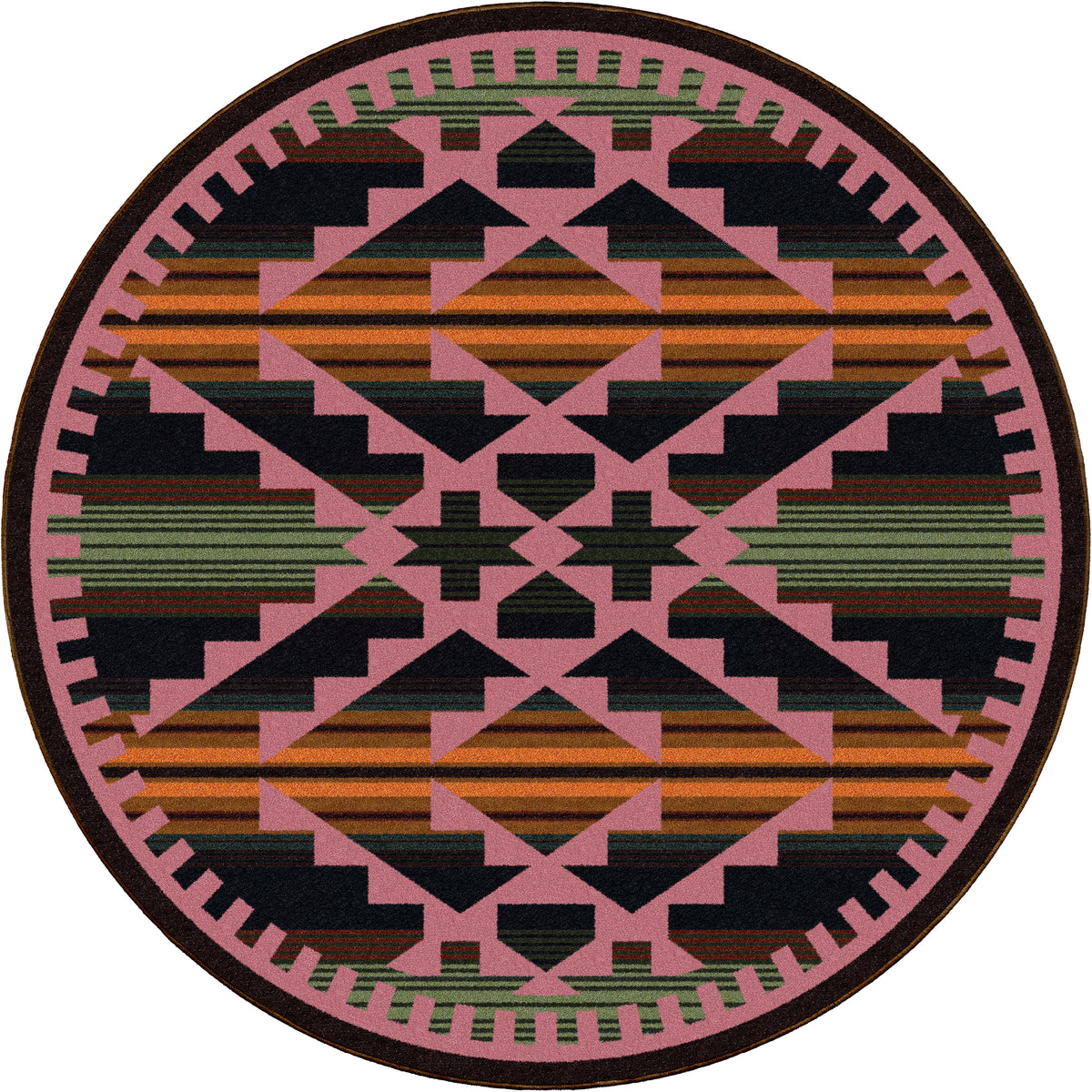 Image of an area rug, Saddle Blanket - Periwinkle